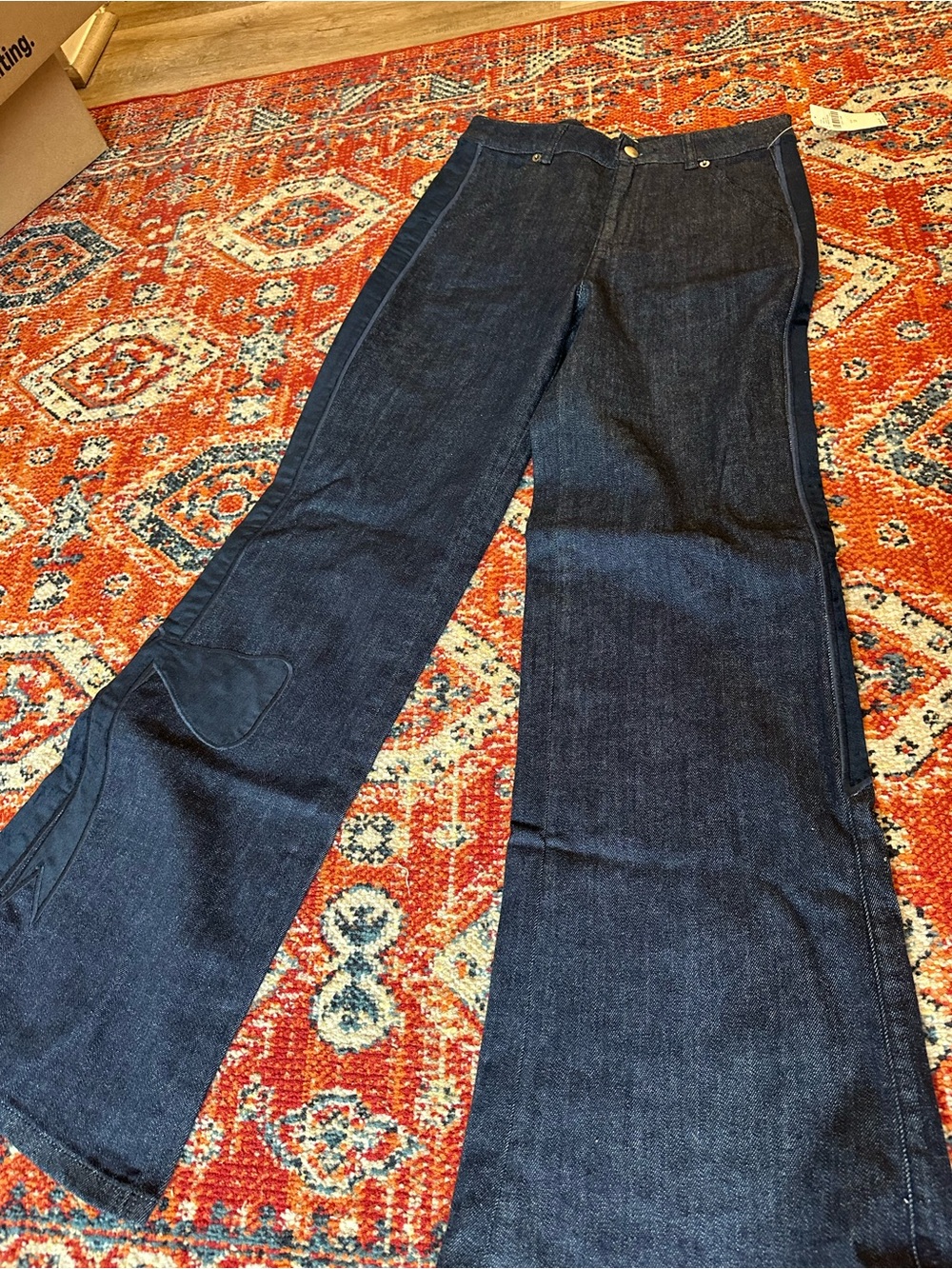 Maeve bow jeans